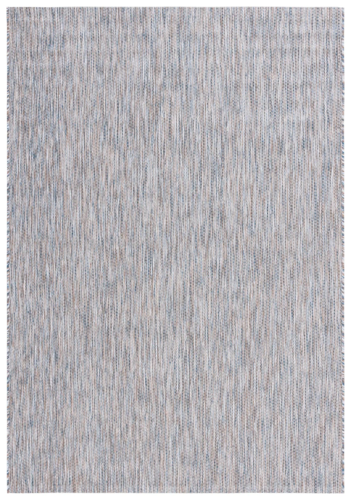 Safavieh Courtyard 4'-0" x 5'-7" Rug in Ivory Blue / Beige
