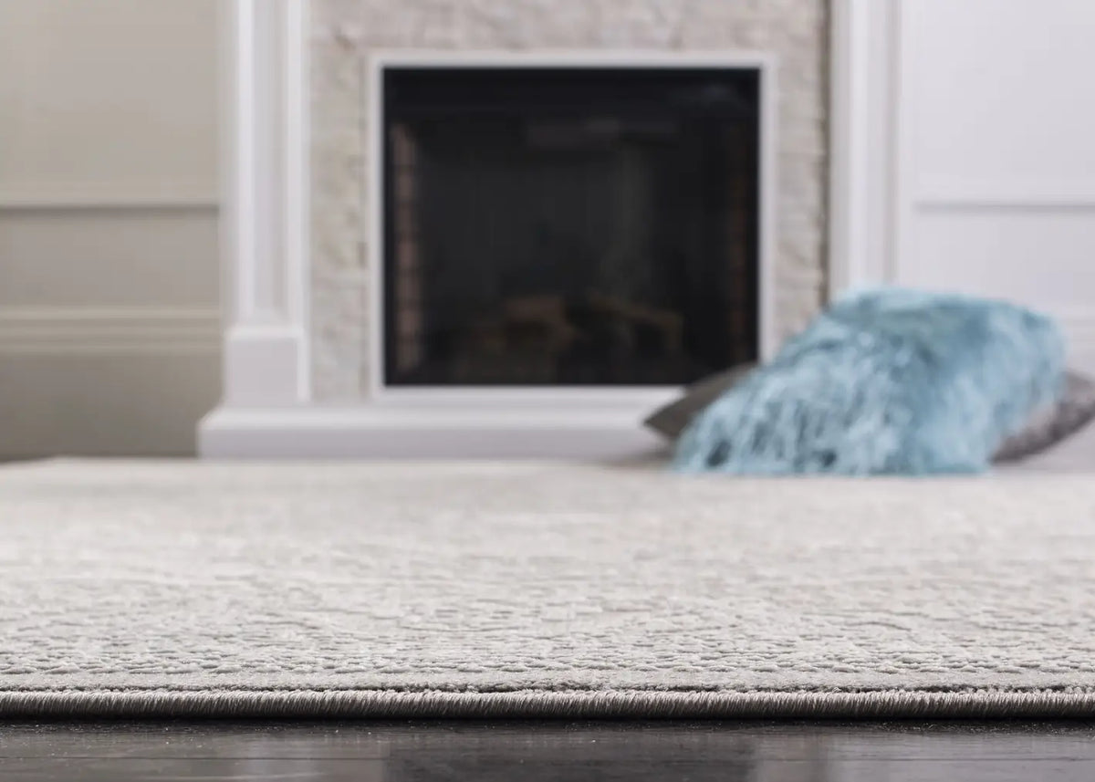 Safavieh Reflection 4'-0" x 6'-0" Rug in Light Grey / Cream
