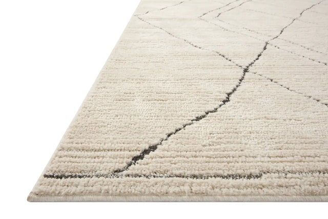 Loloi Fabian Fab-02 Ivory/Charcoal Rug - rug corner
