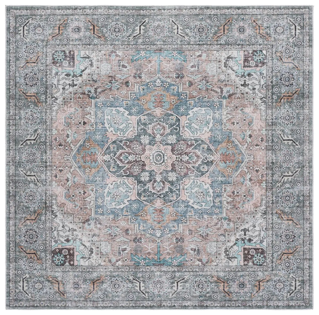 Safavieh Arizona 6'-0" x 6'-0" Rug in Copper / Green