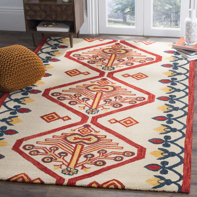 Safavieh Aspen 4'-0" x 6'-0" Rug in Ivory / Multi
