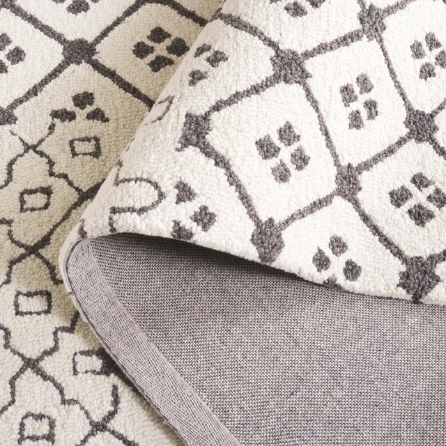 Safavieh Ebony 4'-0" x 6'-0" Rug in Ivory / Grey