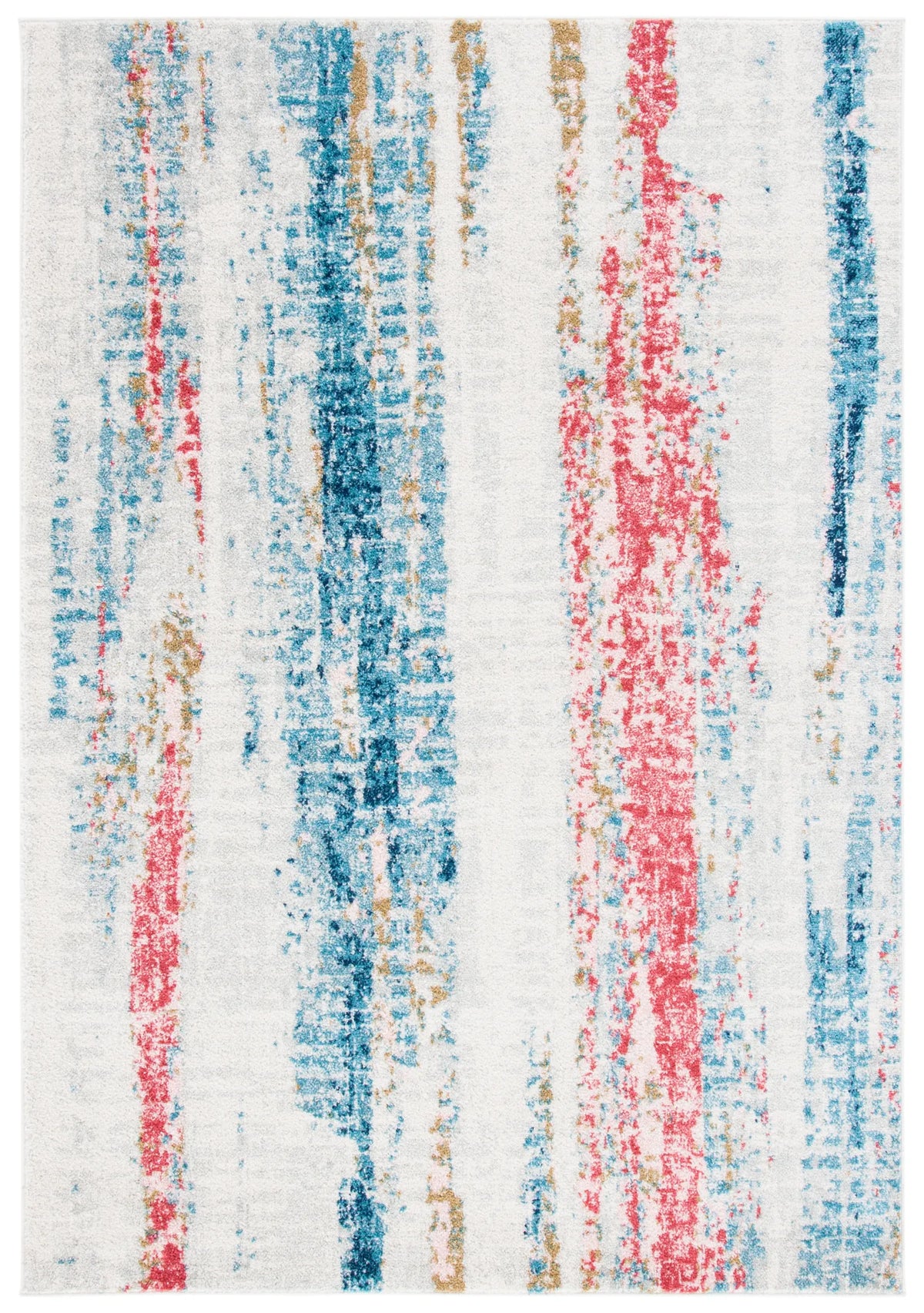 Safavieh Madison 4'-0" x 6'-0" Rug in Ivory / Blue