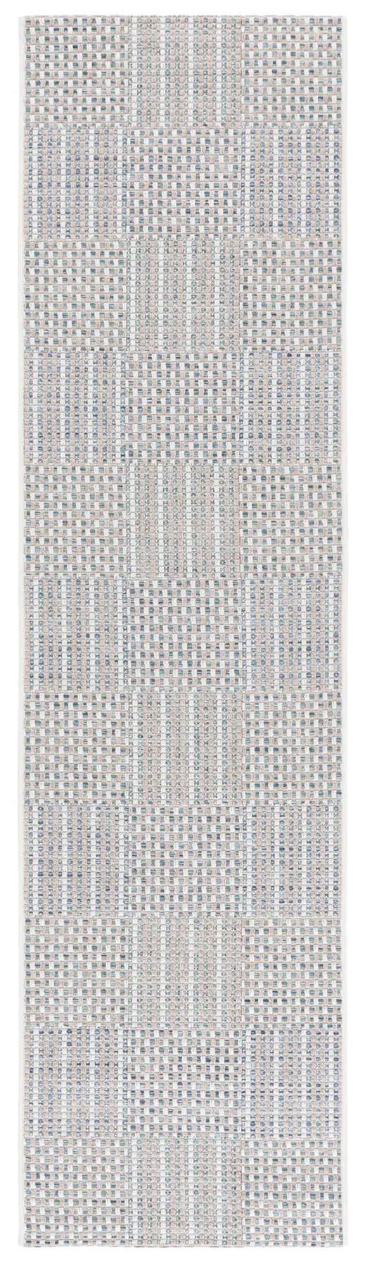 Safavieh Sisal All-Weather 2'-2" x 8'-0" Rug in Aqua / Beige Ivory