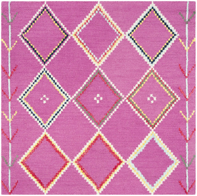 Safavieh Bellagio 5'-0" x 5'-0" Rug in Fuchsia / Multi