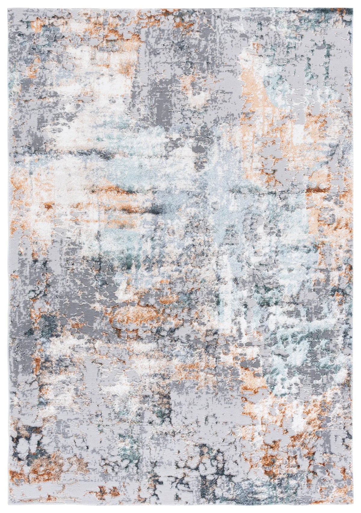 Safavieh Alenia 100 4'-0" x 6'-0" Rug in Grey / Beige