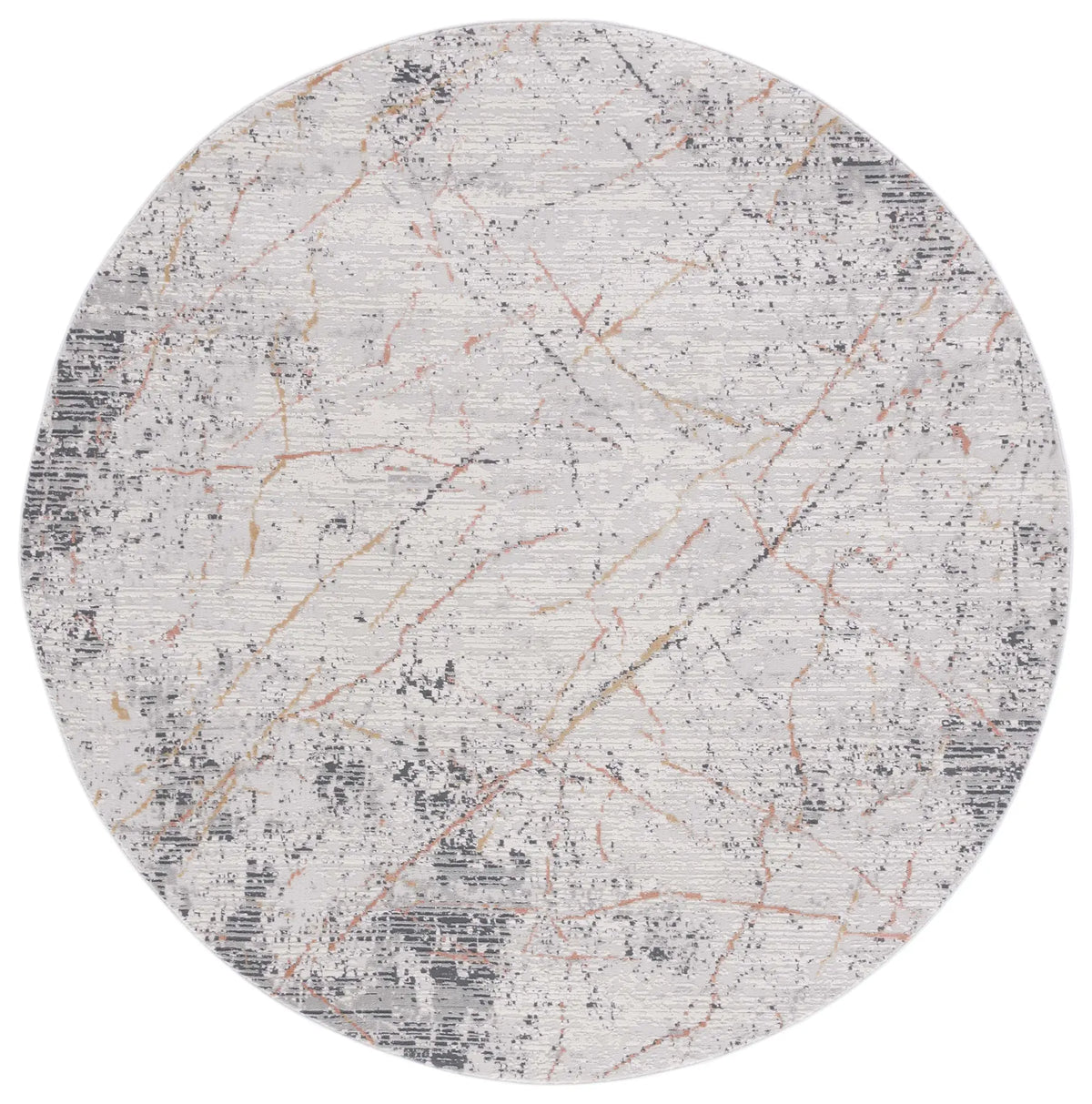 Safavieh Vogue 6'-7" x 6'-7" Rug in Beige / Rose