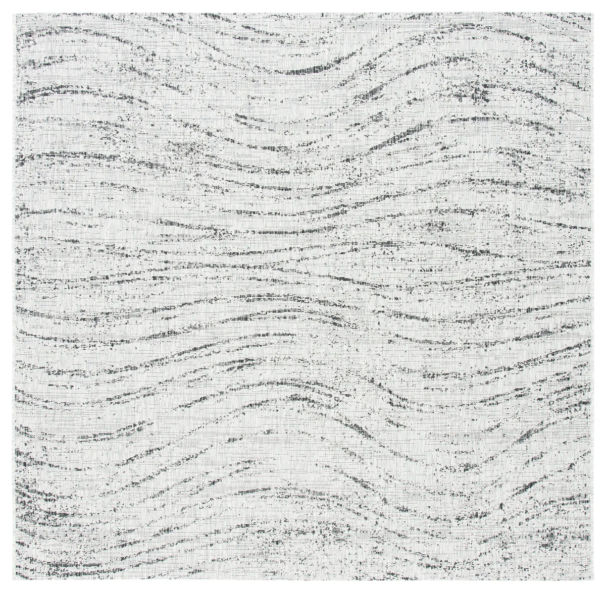 Safavieh Courtyard 6'-7" x 6'-7" Rug in Ivory / Grey