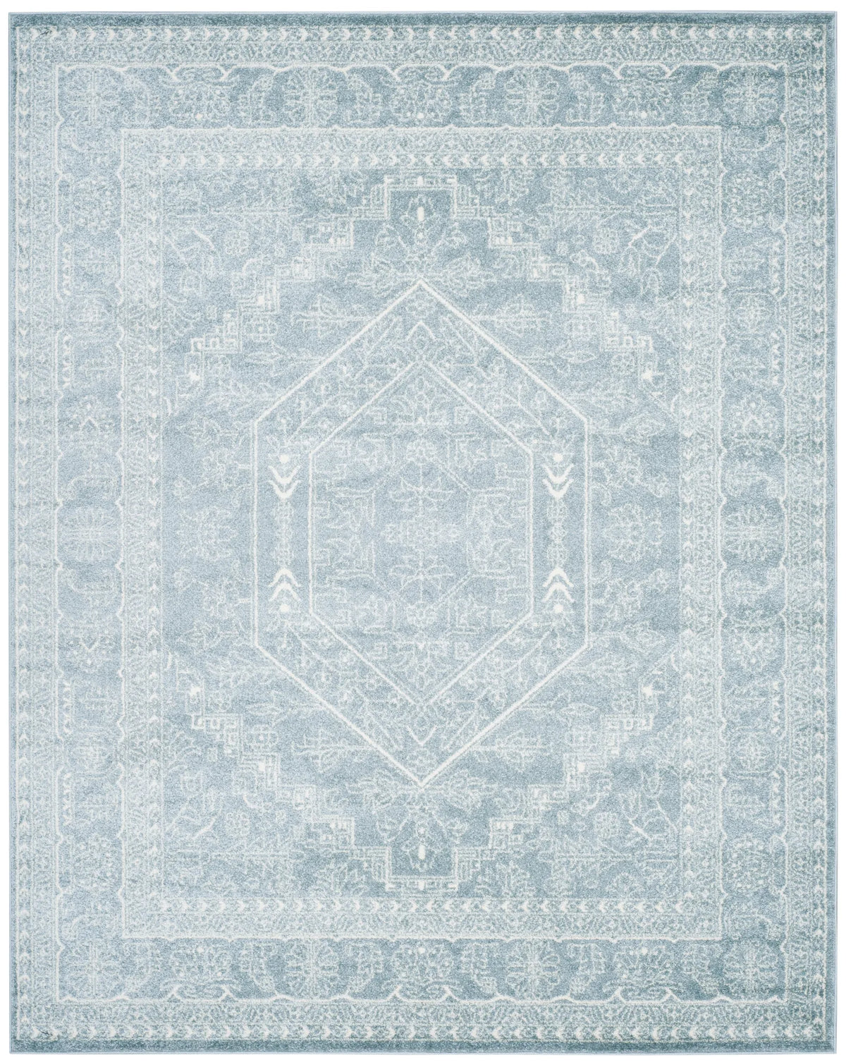 Safavieh Adirondack 10'-0" x 14'-0" Rug in Slate / Ivory
