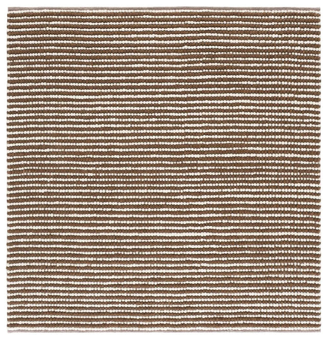 Safavieh Natura 6'-0" x 6'-0" Rug in Ivory / Rust Brown