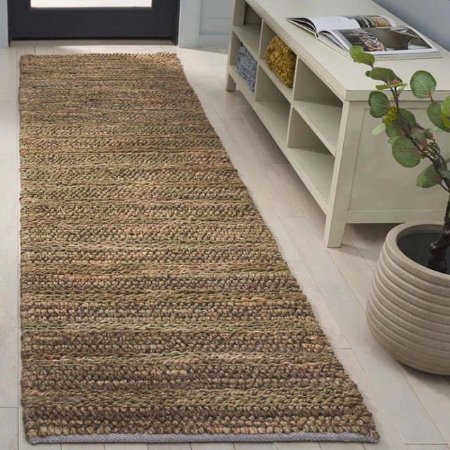 Safavieh Natural Fiber Couture 2'-3" x 8'-0" Rug in Green / Natural