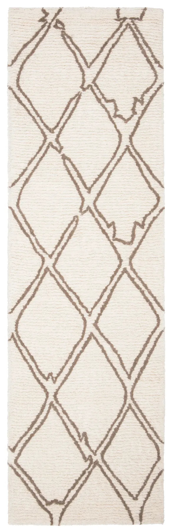 Safavieh Casablanca 2'-3" x 8'-0" Rug in Ivory / Grey