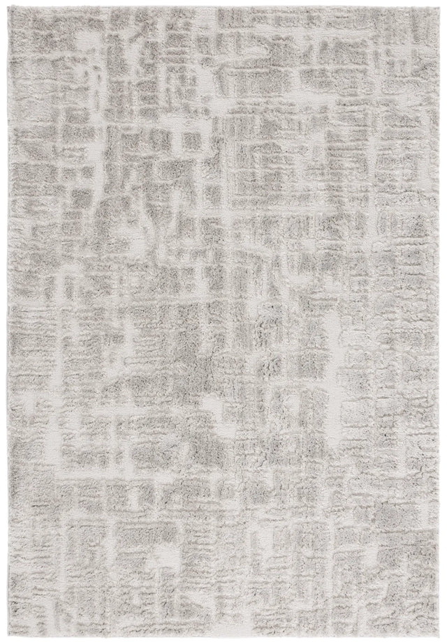 Safavieh Seattle Shag 900 4'-0" x 6'-0" Rug in Light Grey / Grey