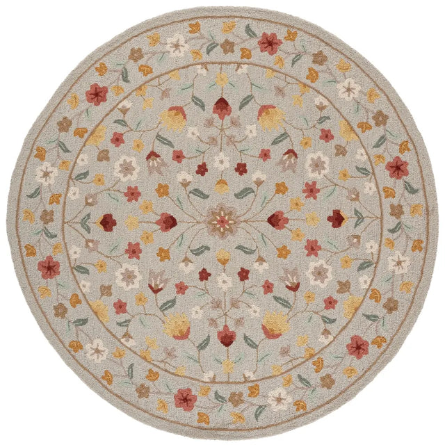 Safavieh Chelsea 6'-0" x 6'-0" Rug in Grey / Red