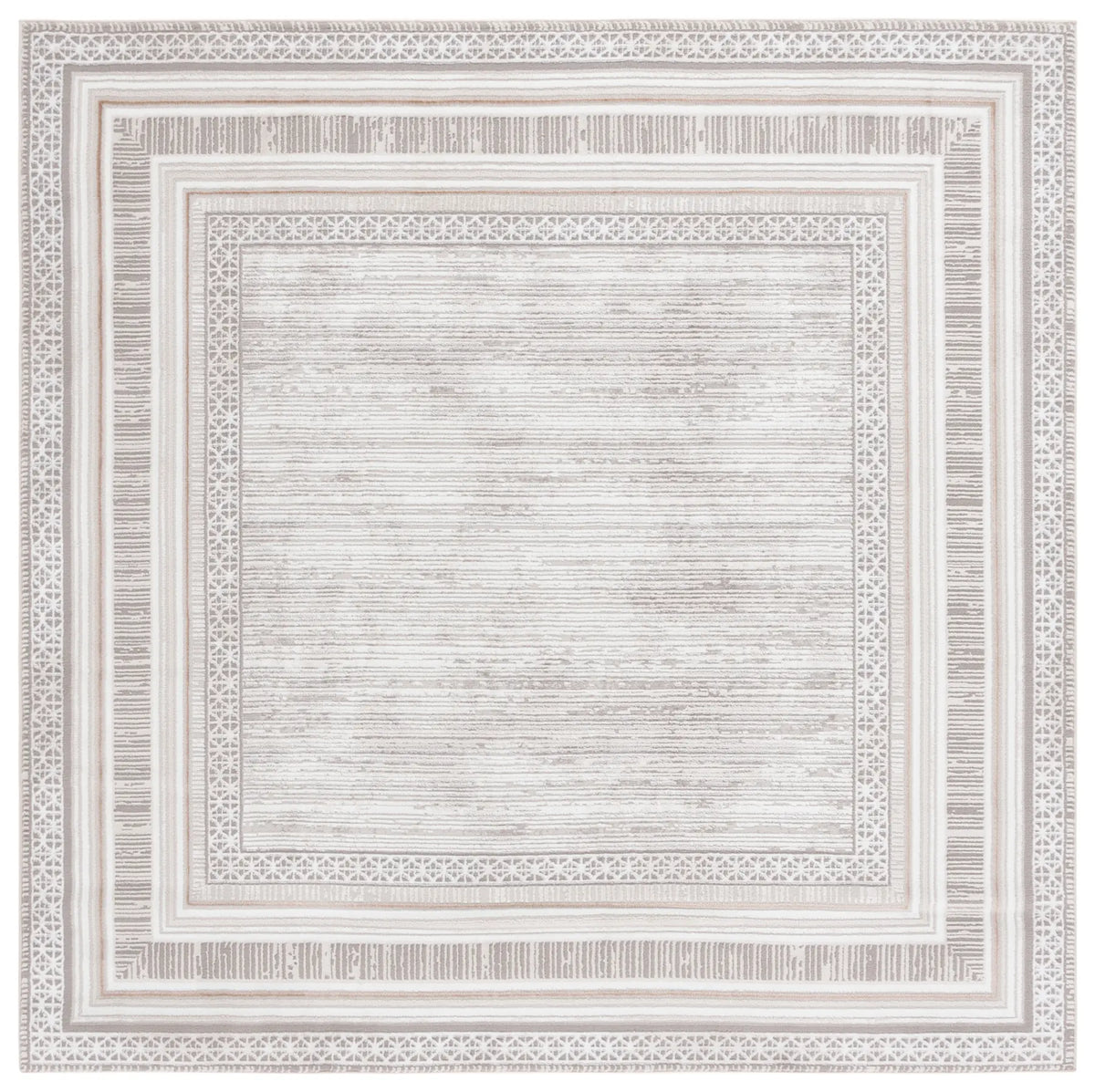 Safavieh Parker 6'-7" x 6'-7" Rug in Taupe / Grey Gold