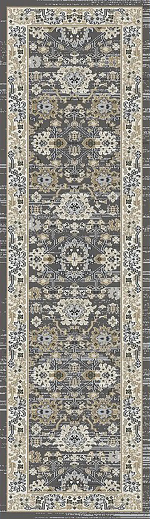 Dynamic Rugs Yazd 8531 Grey / Ivory Rugs - Runner
