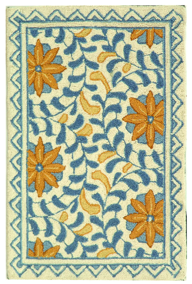 Safavieh Chelsea 1'-8" x 2'-6" Rug in Ivory / Blue