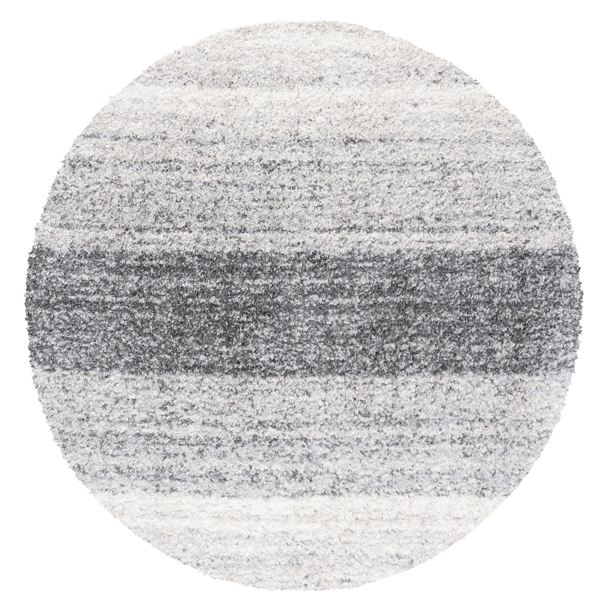 Safavieh Berber Shag 6'-7" x 6'-7" Rug in Grey / Charcoal