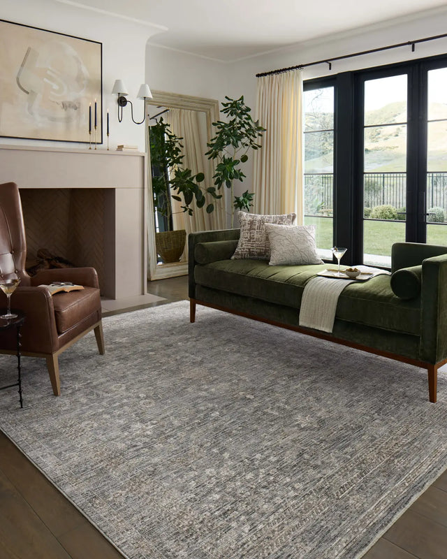 Loloi Tabitha Tai-02 Stone/Natural Rug - room scene 3