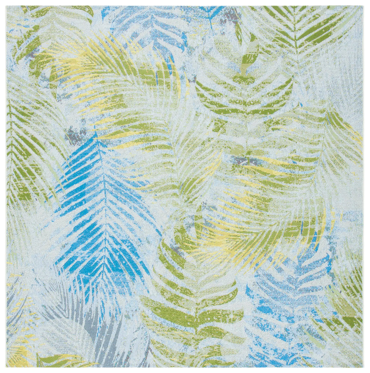 Safavieh Summer 6'-7" x 6'-7" Rug in Green / Grey