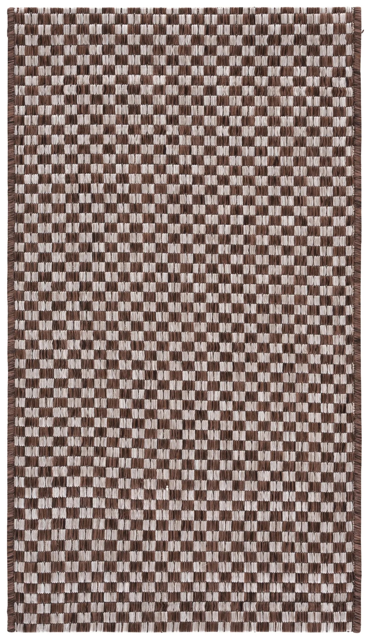 Safavieh Courtyard 2'-0" x 3'-7" Rug in Light Brown / Light Grey