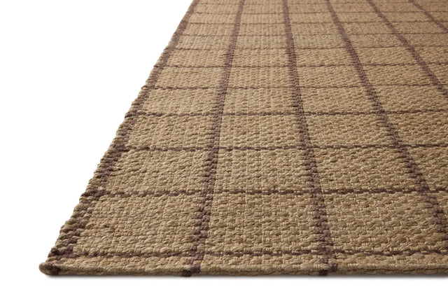 Chris Loves Julia x Loloi Fletcher FLE-01 Natural / Brown Rug - rug corner