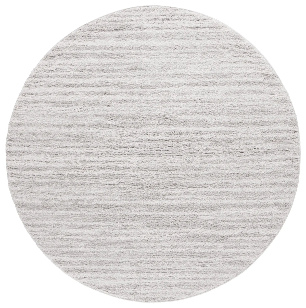 Safavieh Rumi Shag 6'-7" x 6'-7" Rug in Light Grey / Ivory