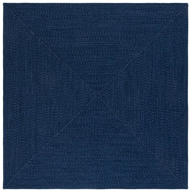 Safavieh Braided 6'-0" x 6'-0" Rug in Navy