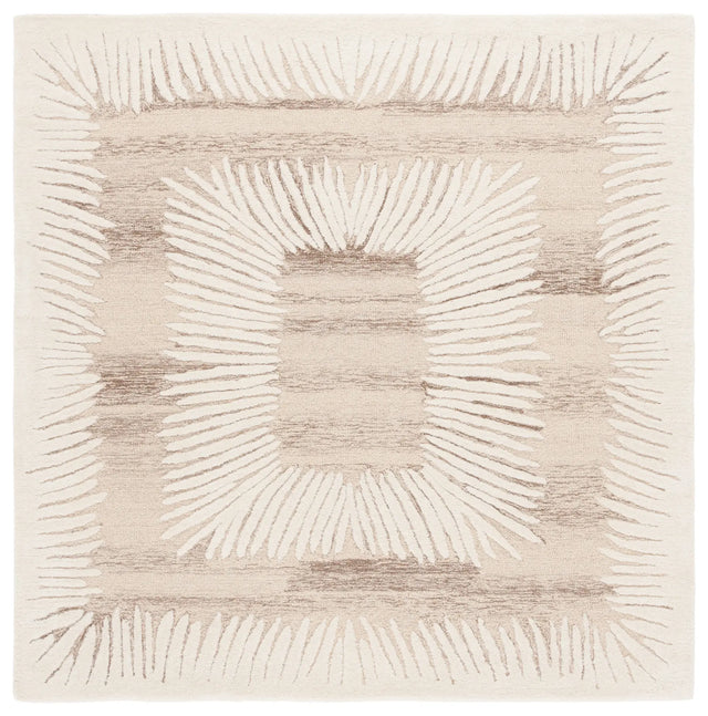 Safavieh Ebony 6'-0" x 6'-0" Rug in Ivory / Brown