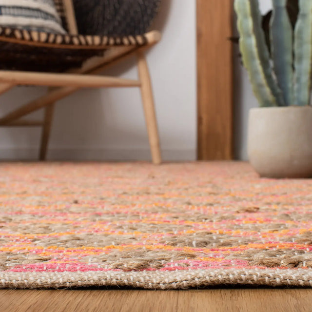 Safavieh Cape Cod 5'-0" x 8'-0" Rug in Orange / Natural