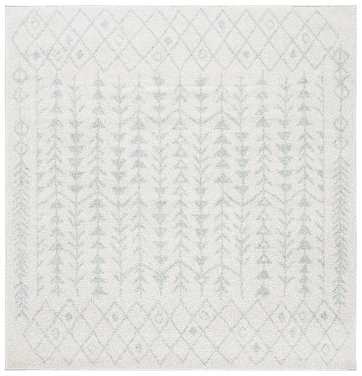 Safavieh Tulum 6'-7" x 6'-7" Rug in Ivory / Light Grey