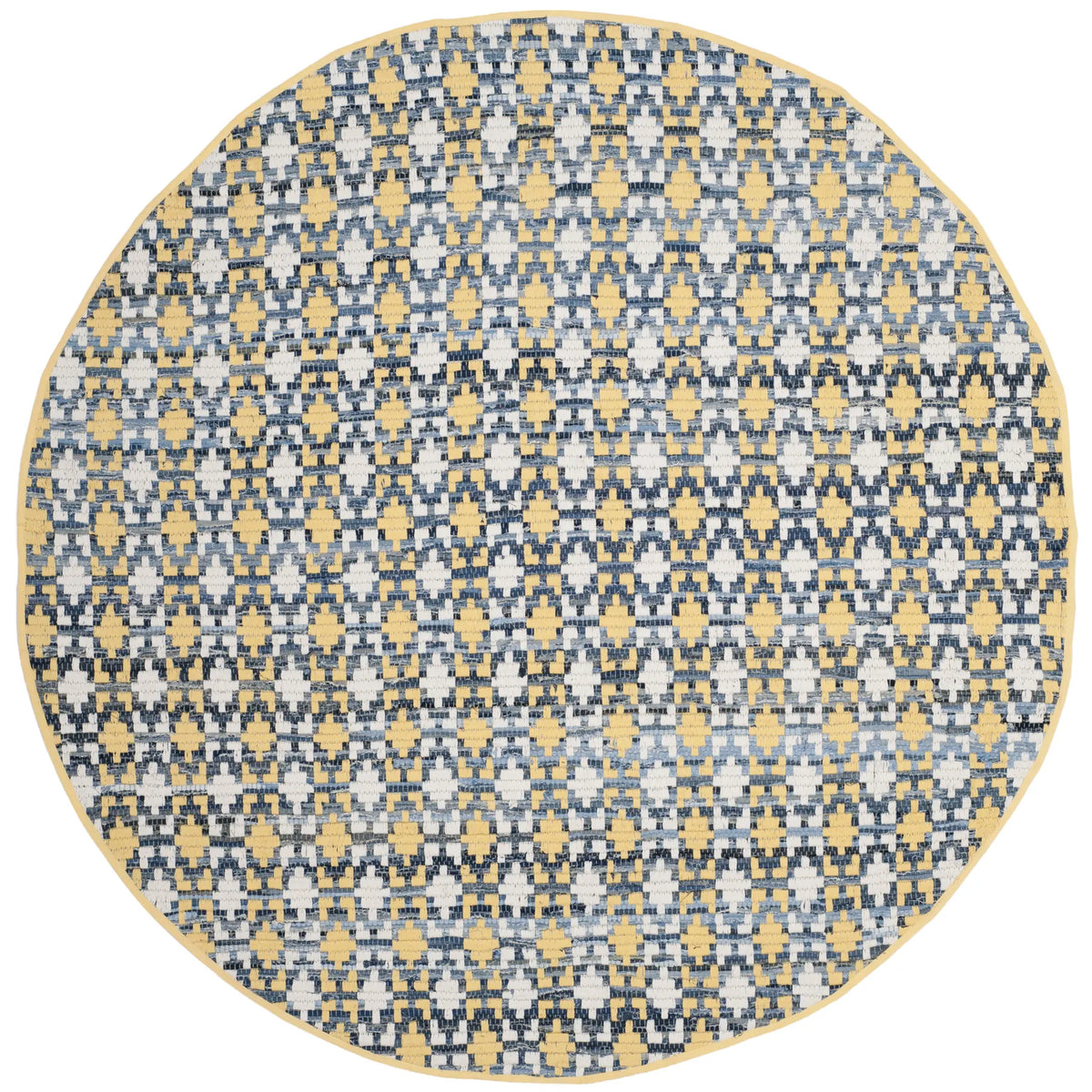 Safavieh Montauk 6'-0" x 6'-0" Rug in Gold / Multi
