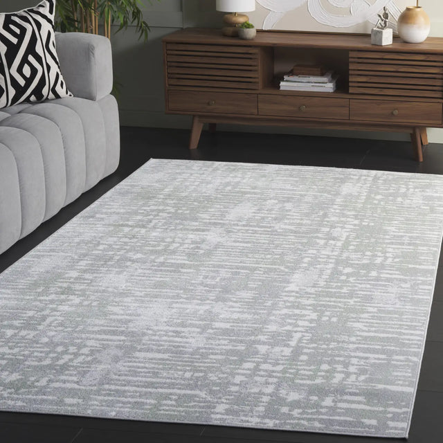 Safavieh Bayside 4'-0" x 6'-0" Rug in Green / Grey