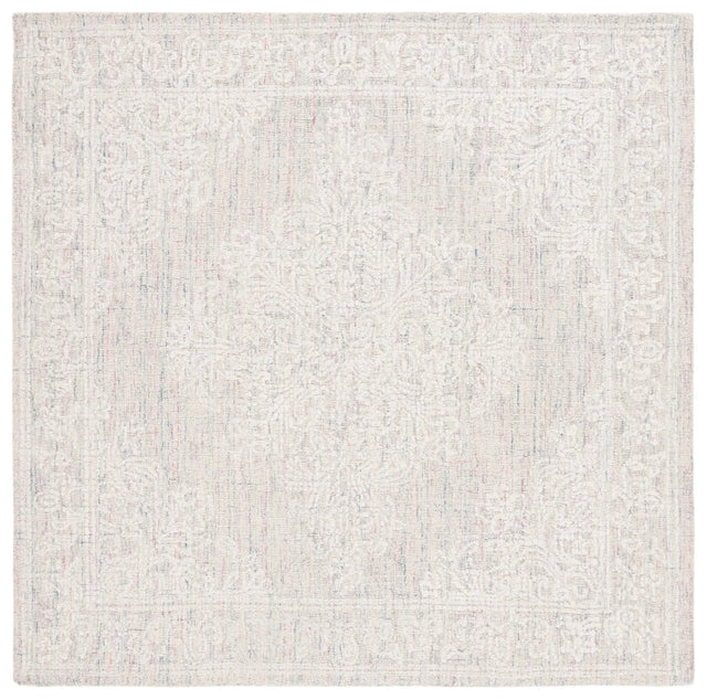 Safavieh Ebony 6'-0" x 6'-0" Rug in Light Grey / Ivory