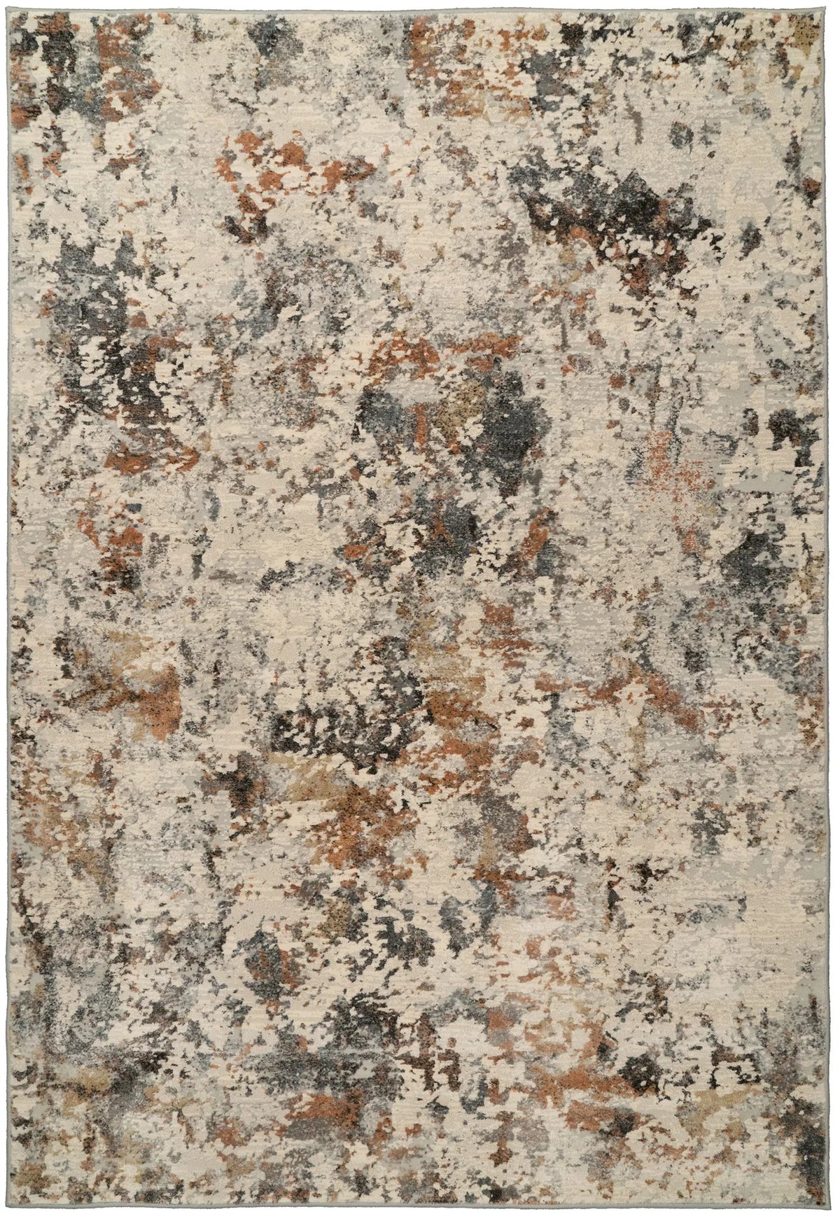 Dynamic Rugs Couture 52023 Ivory/Copper Rugs - Rectangular