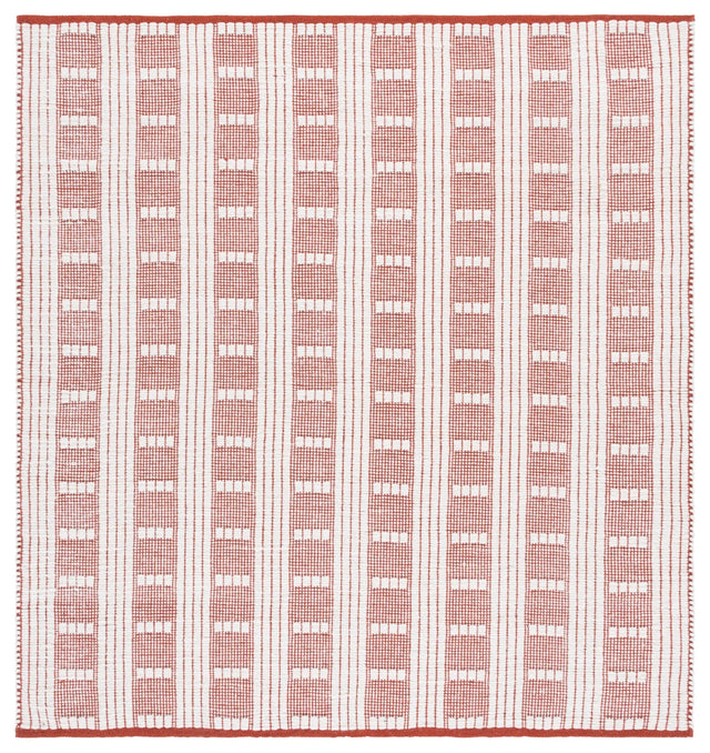 Safavieh Vermont 6'-0" x 6'-0" Rug in Rust / Ivory