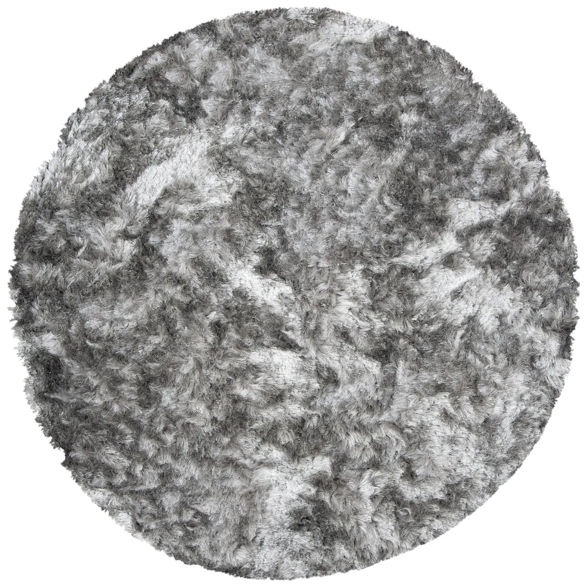 Safavieh Ocean Shag 6'-0" x 6'-0" Rug in Silver