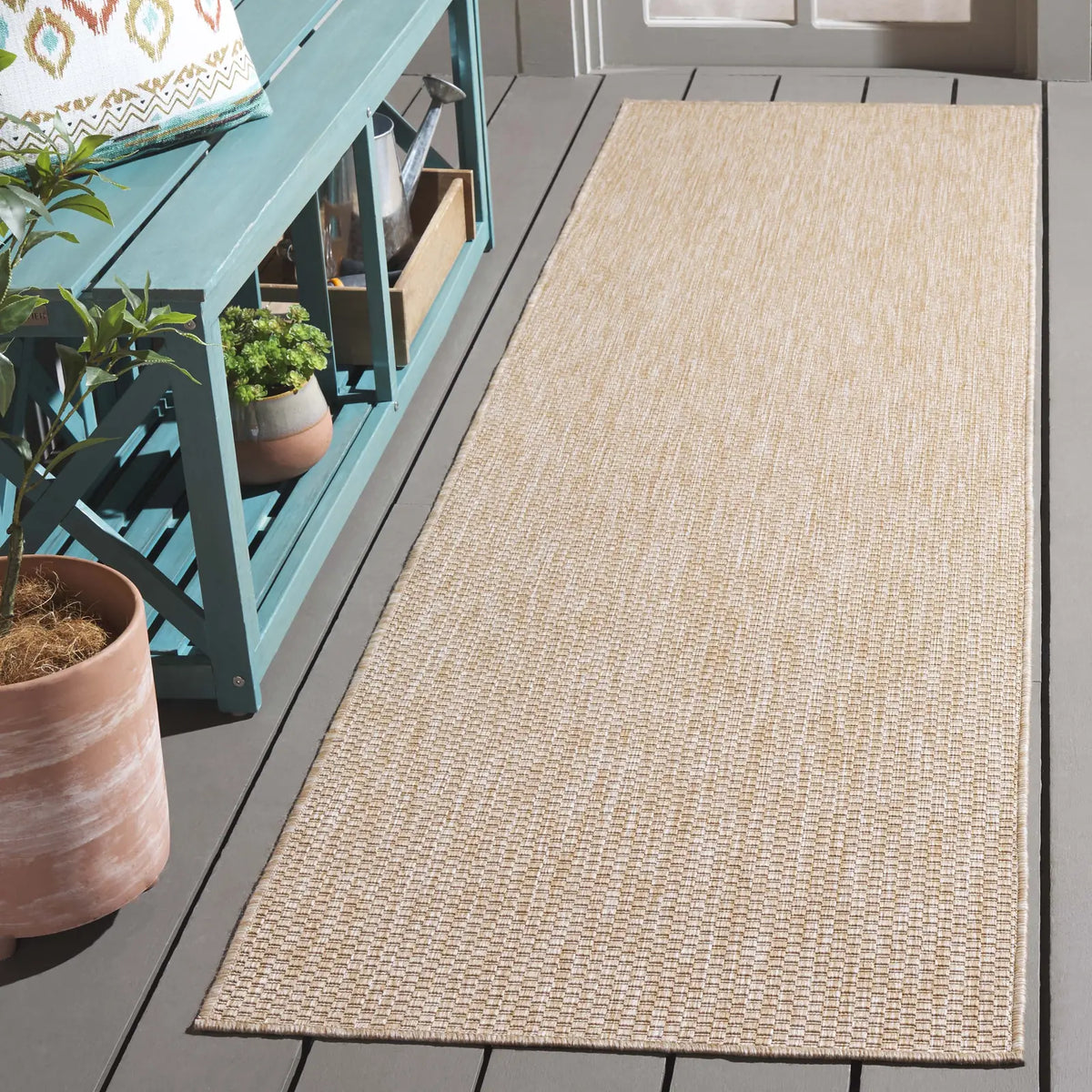 Safavieh Beach House 2'-2" x 8'-0" Rug in Natural