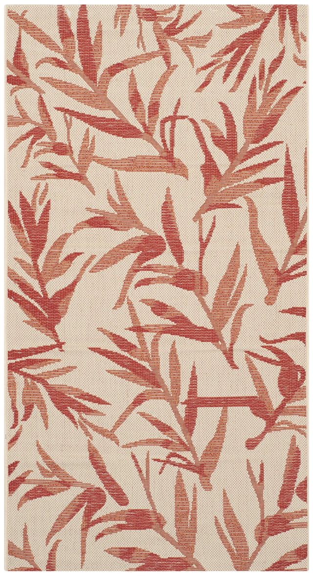 Safavieh Courtyard 2'-7" x 5'-0" Rug in Beige / Terracotta