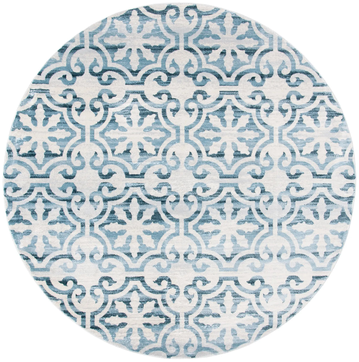 Safavieh Martha Stewart Isabella 6'-7" x 6'-7" Rug in Navy / Ivory