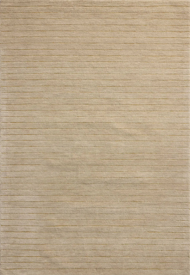 Chris Loves Julia x Loloi Henry HEY-01 Beige / Wheat Rug - main flat