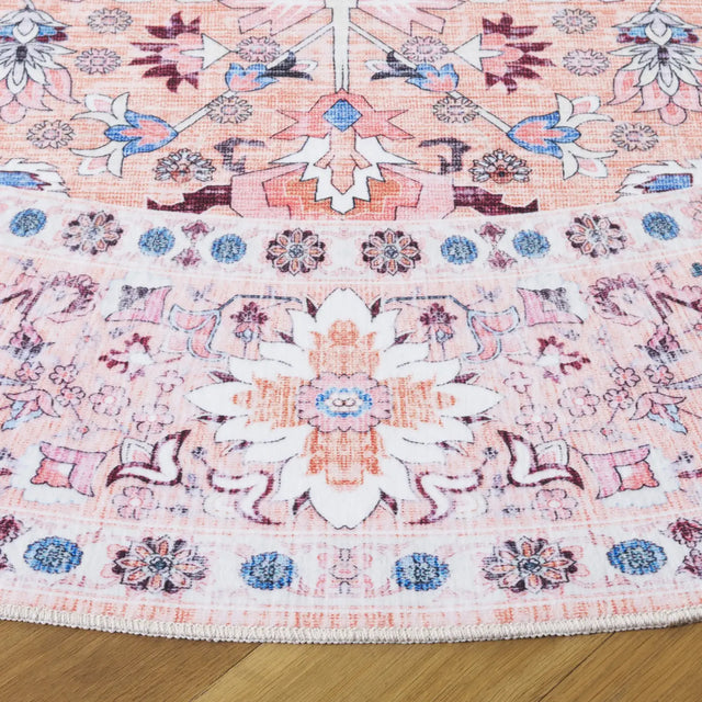 Safavieh Arizona 6'-0" x 6'-0" Rug in Beige / Pink