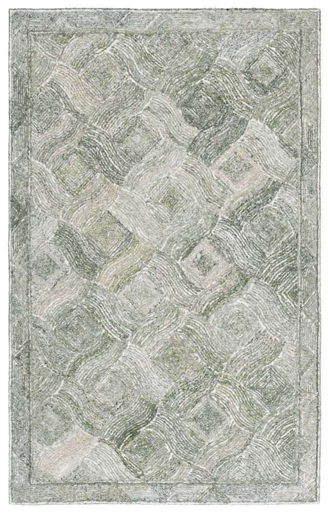 Safavieh Marquee 4'-0" x 6'-0" Rug in Green / Ivory