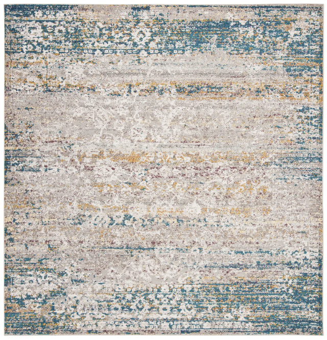 Safavieh Aria 6'-5" x 6'-5" Rug in Cream / Blue