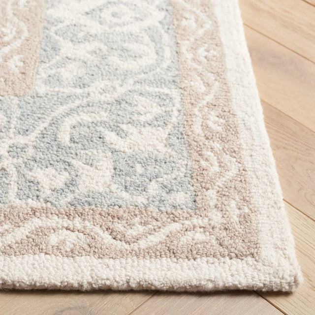 Safavieh Ebony 4'-0" x 6'-0" Rug in Grey / Ivory
