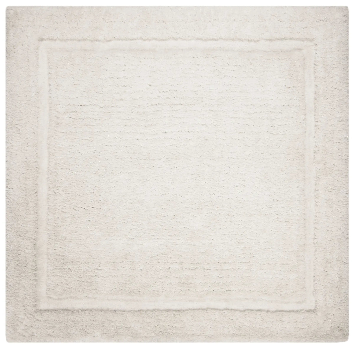 Safavieh Glamour Shag 6'-0" x 6'-0" Rug in Ivory