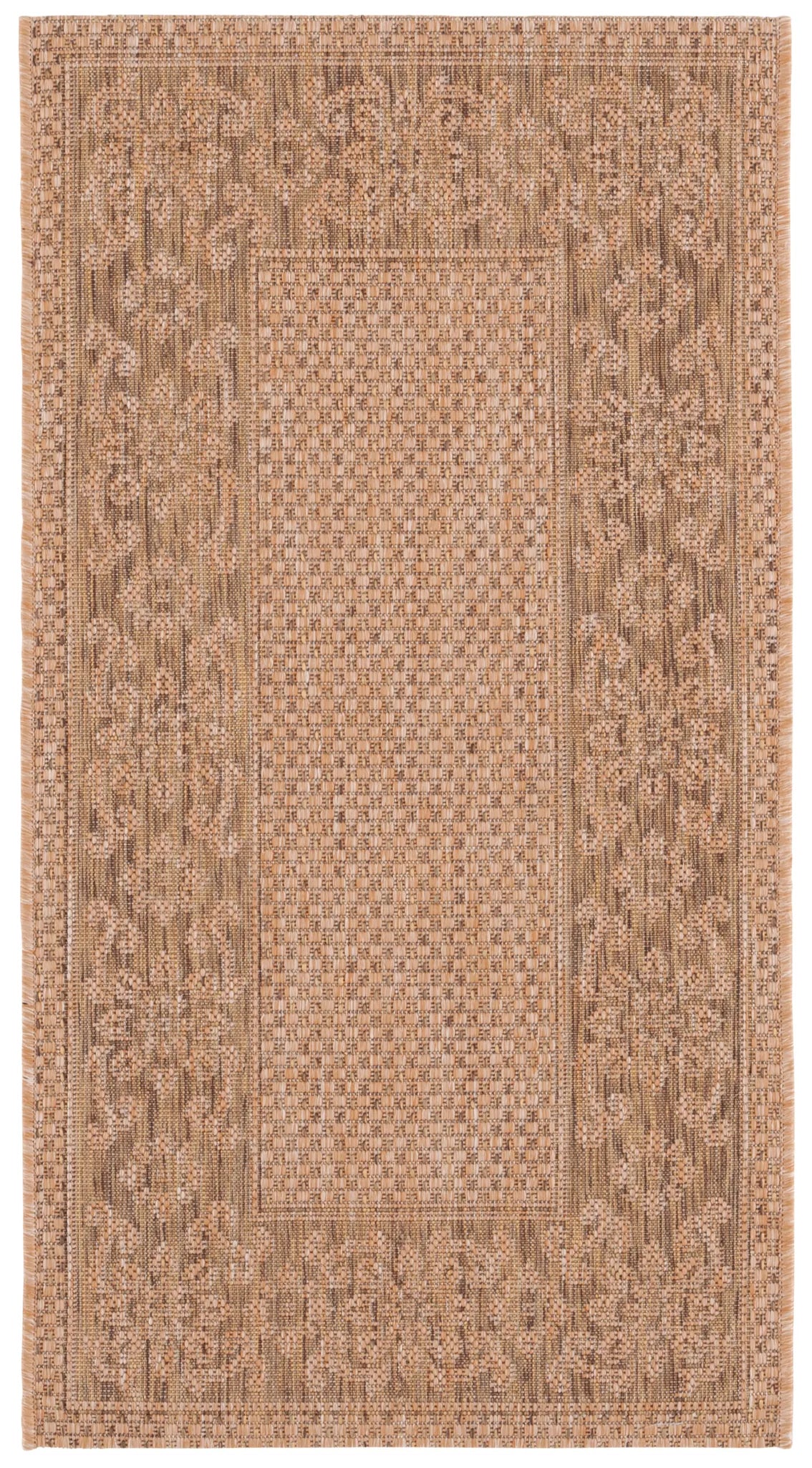 Safavieh Courtyard 2'-0" x 3'-7" Rug in Natural / Gold