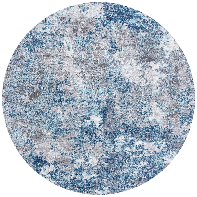 Safavieh Aston 10'-0" x 10'-0" Rug in Navy / Grey