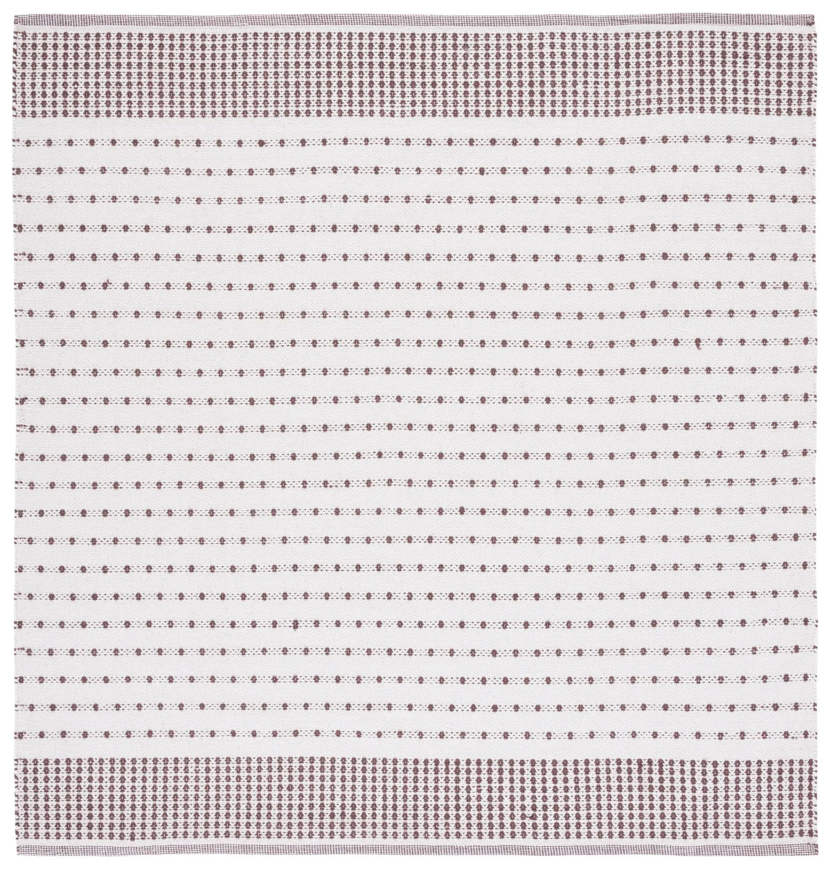 Safavieh Montauk 6'-0" x 6'-0" Rug in Brown / Ivory