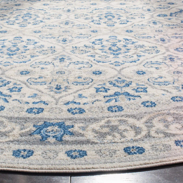 Safavieh Brentwood 5'-0" x 5'-0" Rug in Light Grey / Blue